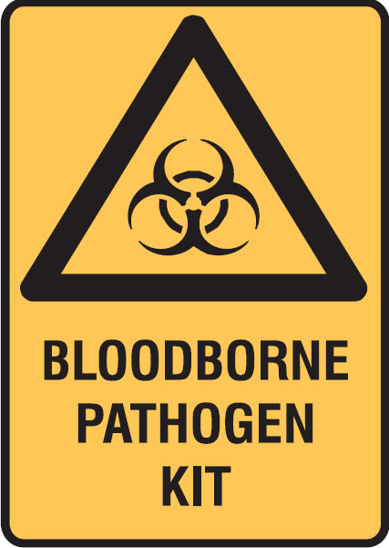 Hazardous Substance Signs  - Biohazard Authorised Personnel Only W/Picto