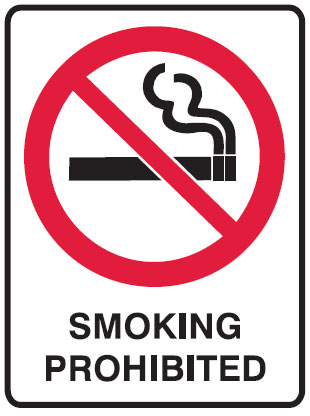 No Smoking Signs - Smoking Prohibited