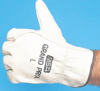MSA Grand Prix Leather Driving Gloves - Large