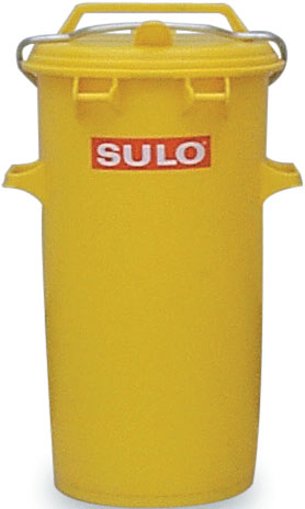 Sulo Rubbish Bin Round Yellow 50L