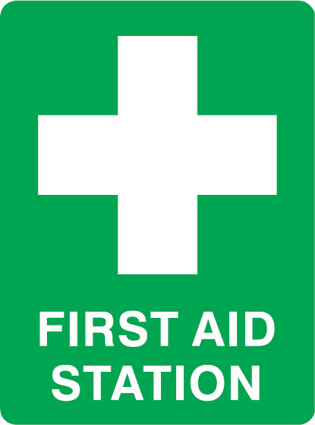 First Aid Signs - First Aid Station