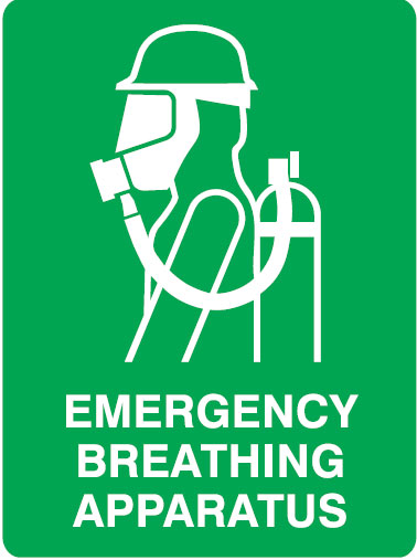 First Aid Signs - Emergency Breathing Apparatus