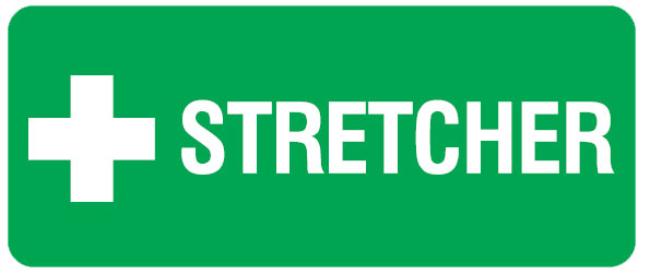 First Aid Signs - Stretcher