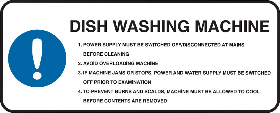 Kitchen Signs - Dish Washing Machine