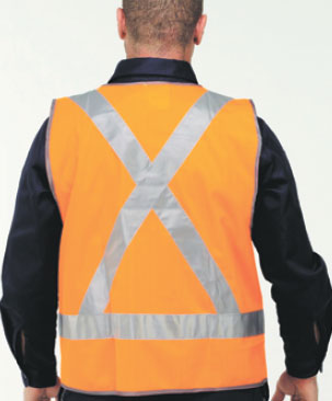 Cross Back Reflective Safety Vests