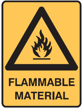 Flammable Material Signs - Flammable Material