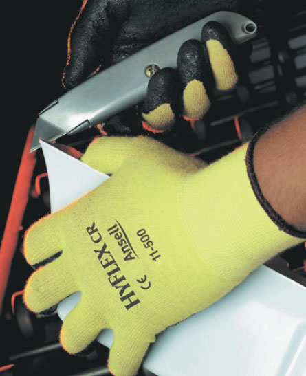 Ansell Hy-Flex Cr Palm Coat Kevlar Glove - Size 7