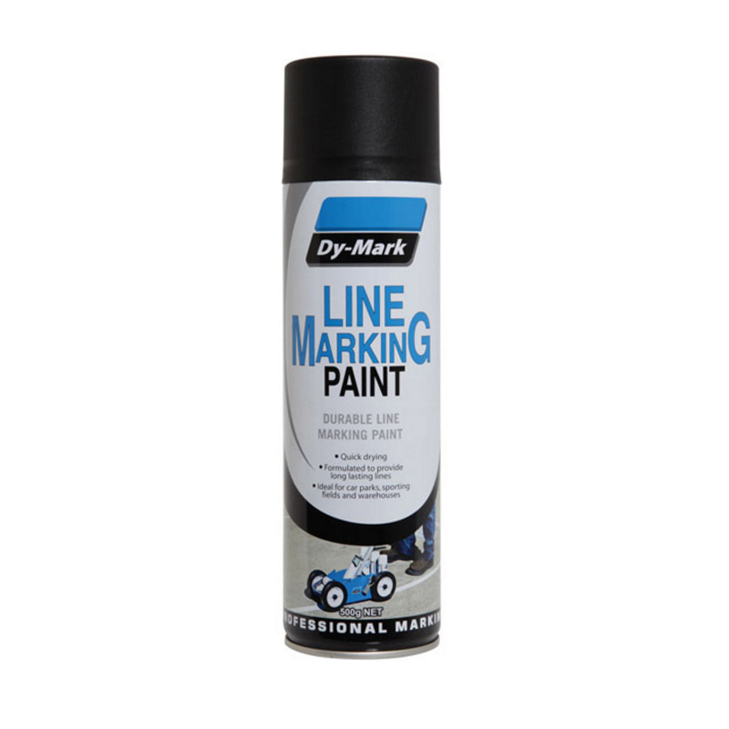 DY-Mark Line Marking Spray Paint 500g Matt Black