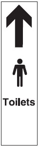 Door Exit/Directional Signs - Toilets