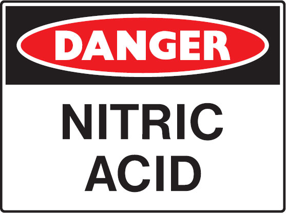 Danger Signs - Nitric Acid