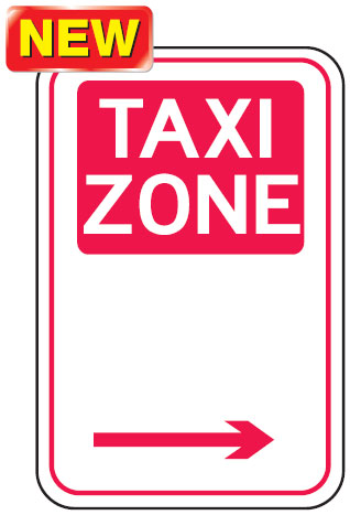 Parking Signs  - Taxi Zone Arr/R