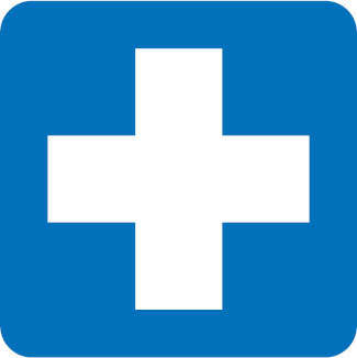 Hospital/Nursing Signs - Cross