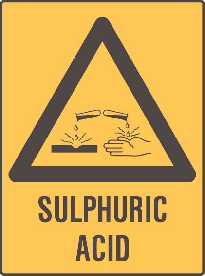 Laboratory Signs - Sulphuric Acid