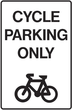 Car Park Station Signs - Cycle Parking Only