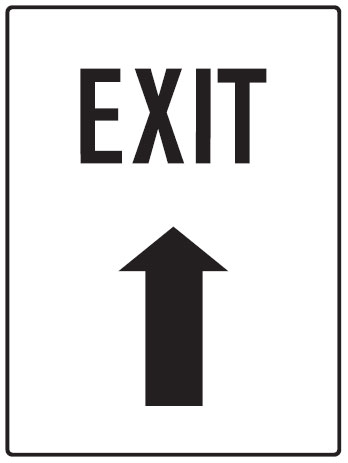 Car Park Station Signs - Exit