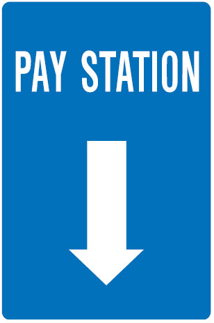 Car Park Station Signs - Pay Station