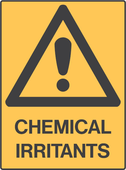 Laboratory Signs - Chemical Irritants