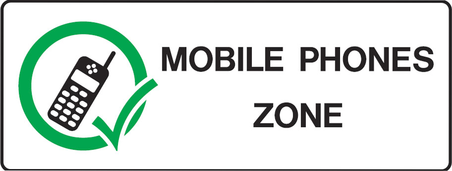 Mobile Phone Signs - Mobile Phone Zone