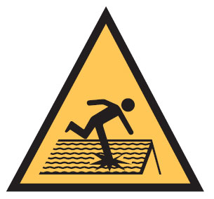 International Pictograms - Fragile Roof Picto