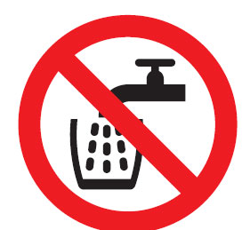 International Pictograms - No Drinking Water Picto