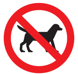 International Pictograms - No Dogs Picto