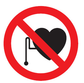 International Pictograms - No Admittance With Pacemakers