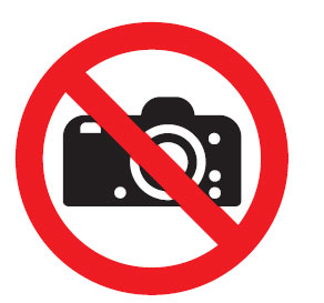International Pictograms - No Photography Picto