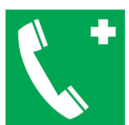 International Pictograms - First Aid Phone Picto