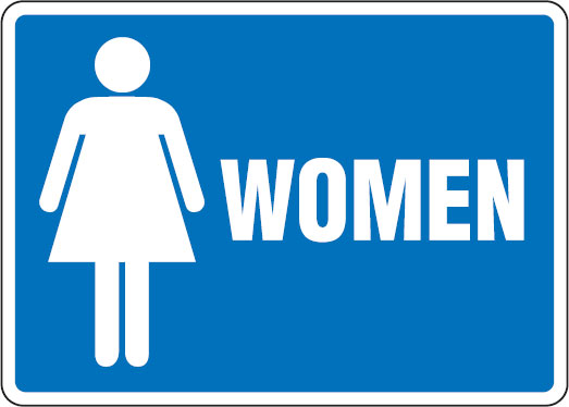 Restroom & Lunchroom Signs - Women