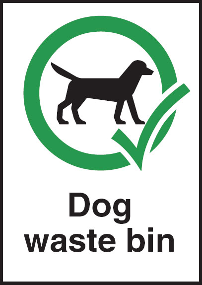 Park & Playground Signs - Dog Waste Bin