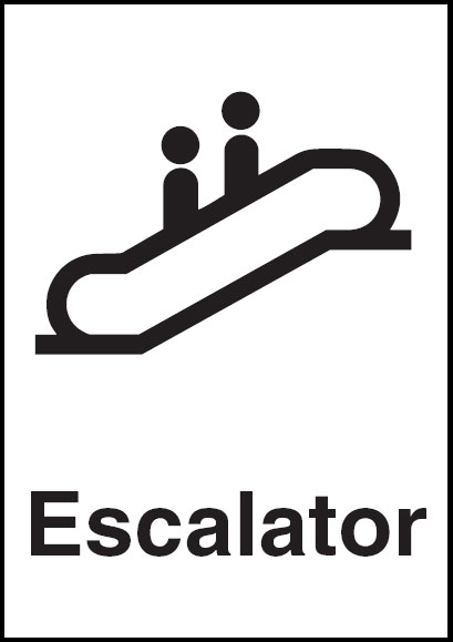 General Information Signs - Escalator