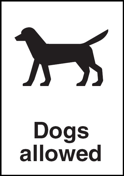 General Information Signs - Dogs Allowed