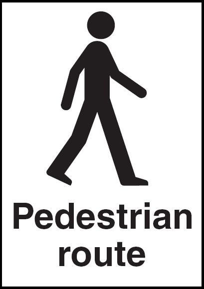 General Information Signs - Pedestrian Route