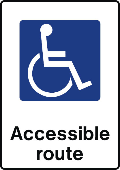 General Information Signs - Accessible Route
