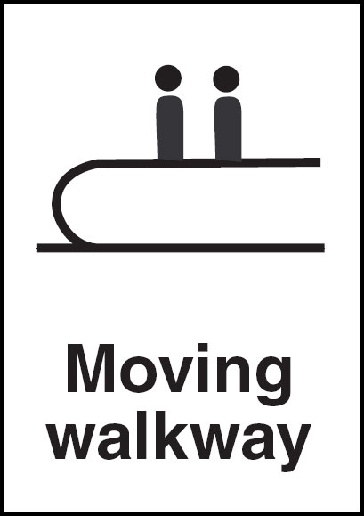 General Information Signs - Moving Walkway