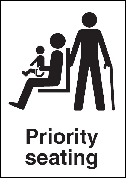 General Information Signs - Priority Seating