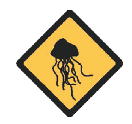 Water Safety Signs -Aussie - Hazardous Creatures Picto
