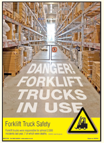 Forklift Graphic Safety Posters