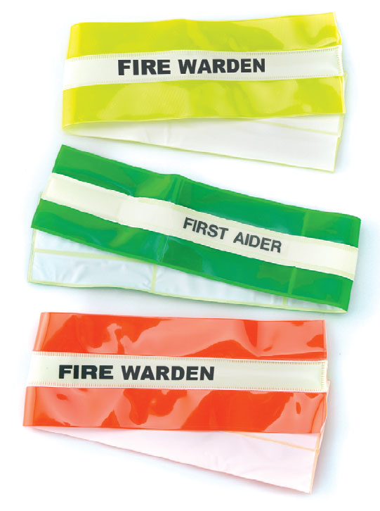 High Visibility Armband- Fire Warden