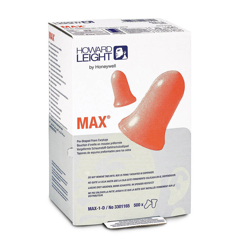 Howard Leight Max Earplugs - Refill Box