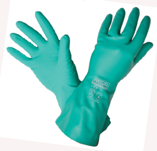 MSA Nitrosolve Flocklined Chemical Glove - Medium