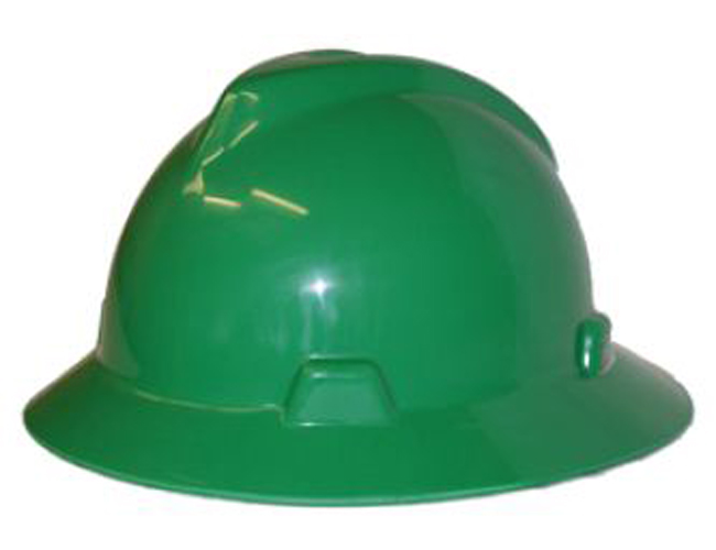 MSA V-Guard Ratchet Hard Hat - Green