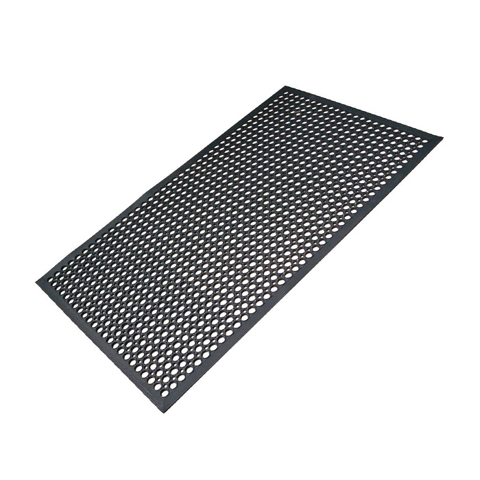 Mattek Safety Wet Area Anti-Fatigue Cushion Mat with Drainage