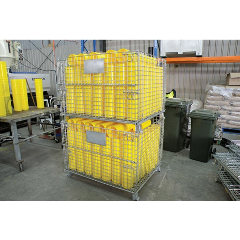 Collapsible Mesh Storage Trolley Truck Cage 1200kg