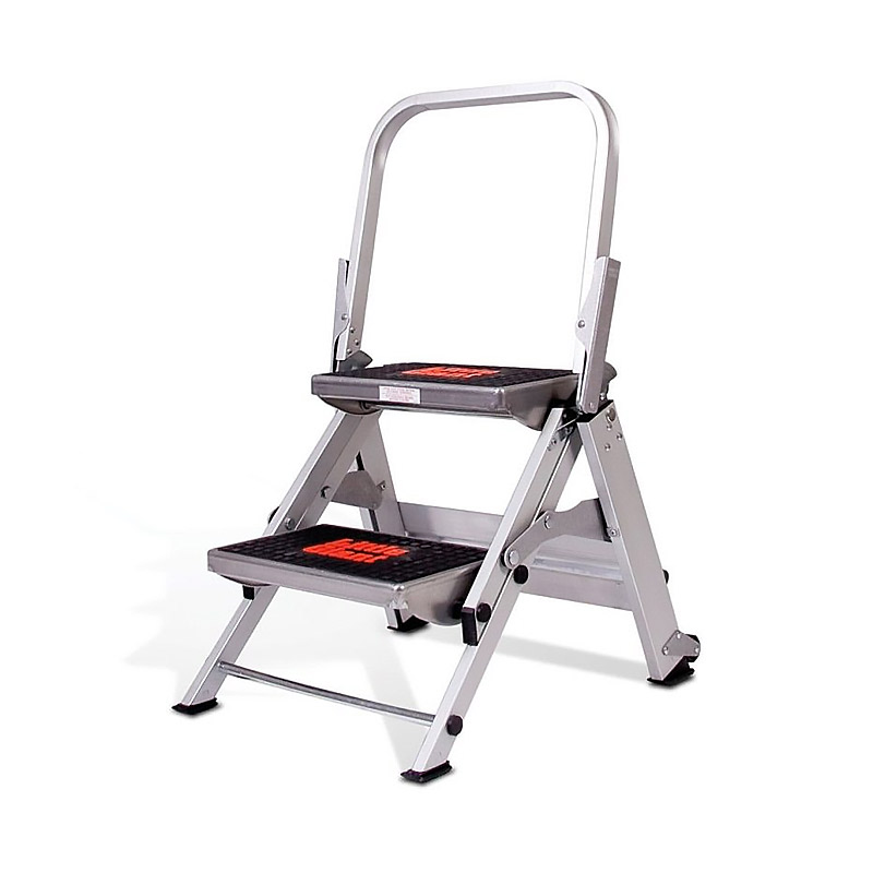 Little Giant Safety Step Ladder 2 Step with Safety Bar 136kg
