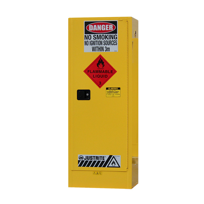Slimline Flammable Liquid Storage Cabinet - 170L