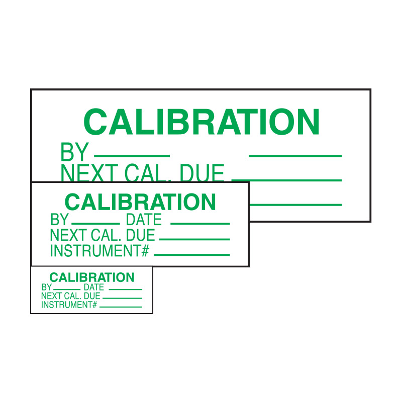 Write On Labels - Calibration (Jumbo)