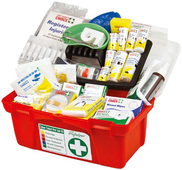 Trafalgar National Workplace Portable First Aid Kit - Poly Case