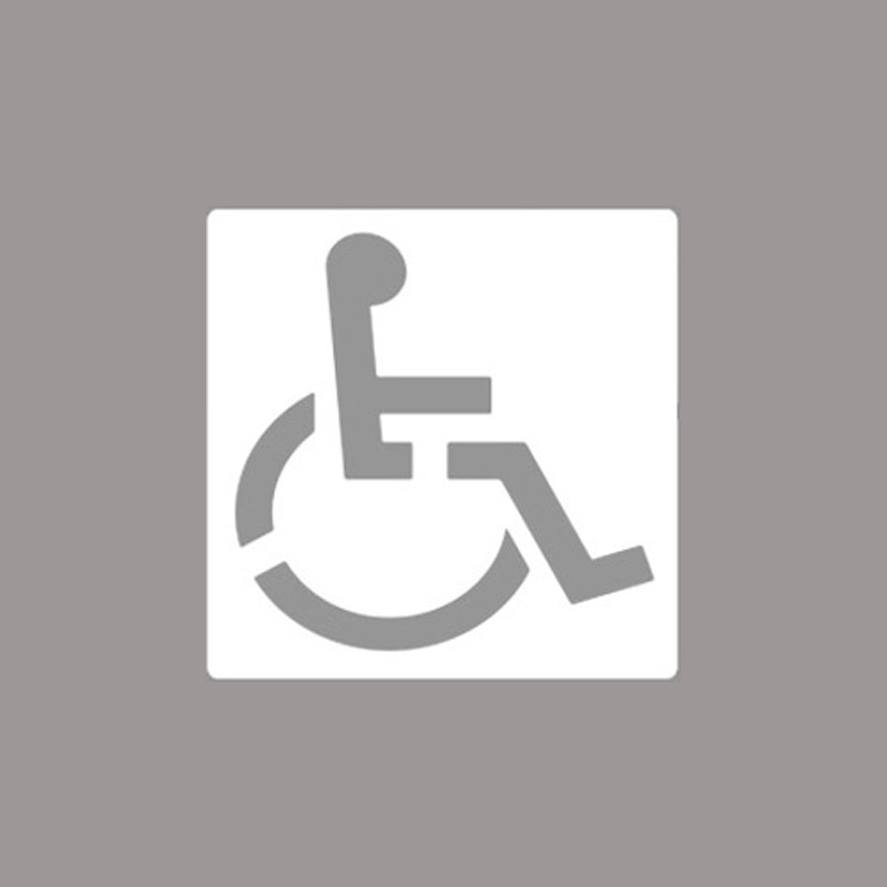 Disability Parking Stencil 406mm