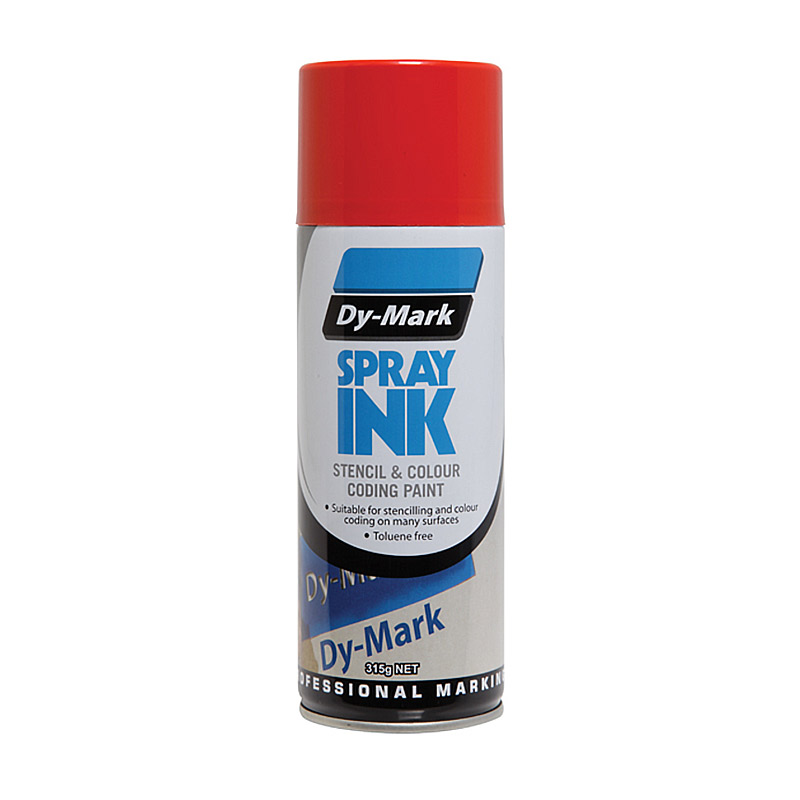 DY-Mark Stencil & Colour Coding  Spray Ink - Red